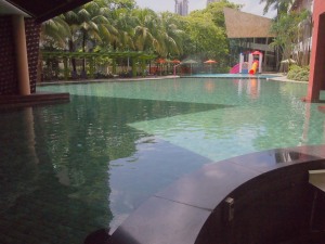 Swimming pool in HomeTeamNS Clubhouse