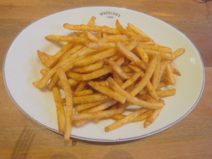 Naked fries for ~$9. Bigger than what it looks on the picture.